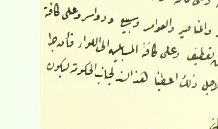 وثيقة من الأرشيف العثماني ظهر فيها اسم العوامر - سبيع